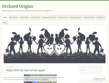 Tablet Screenshot of orchardorigins.org
